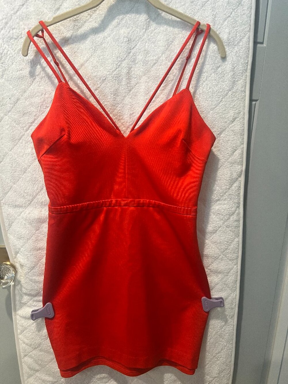 Bebe red mini dress size Medium